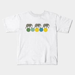 Travelling Elephants Kids T-Shirt